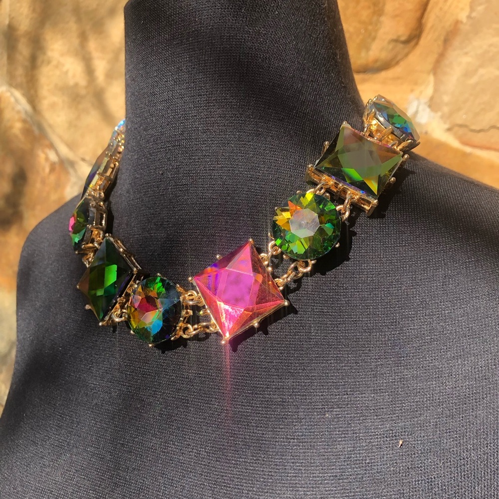 Bling Statement Crystal Necklace